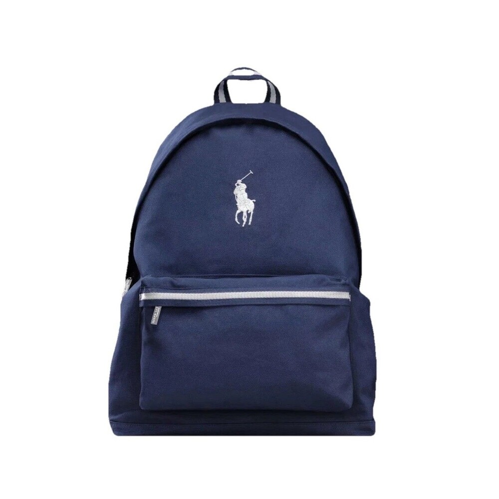 Polo RALPH LAUREN Fragrance Backpack Dark Blue School Gym Weekender Hiking Bag